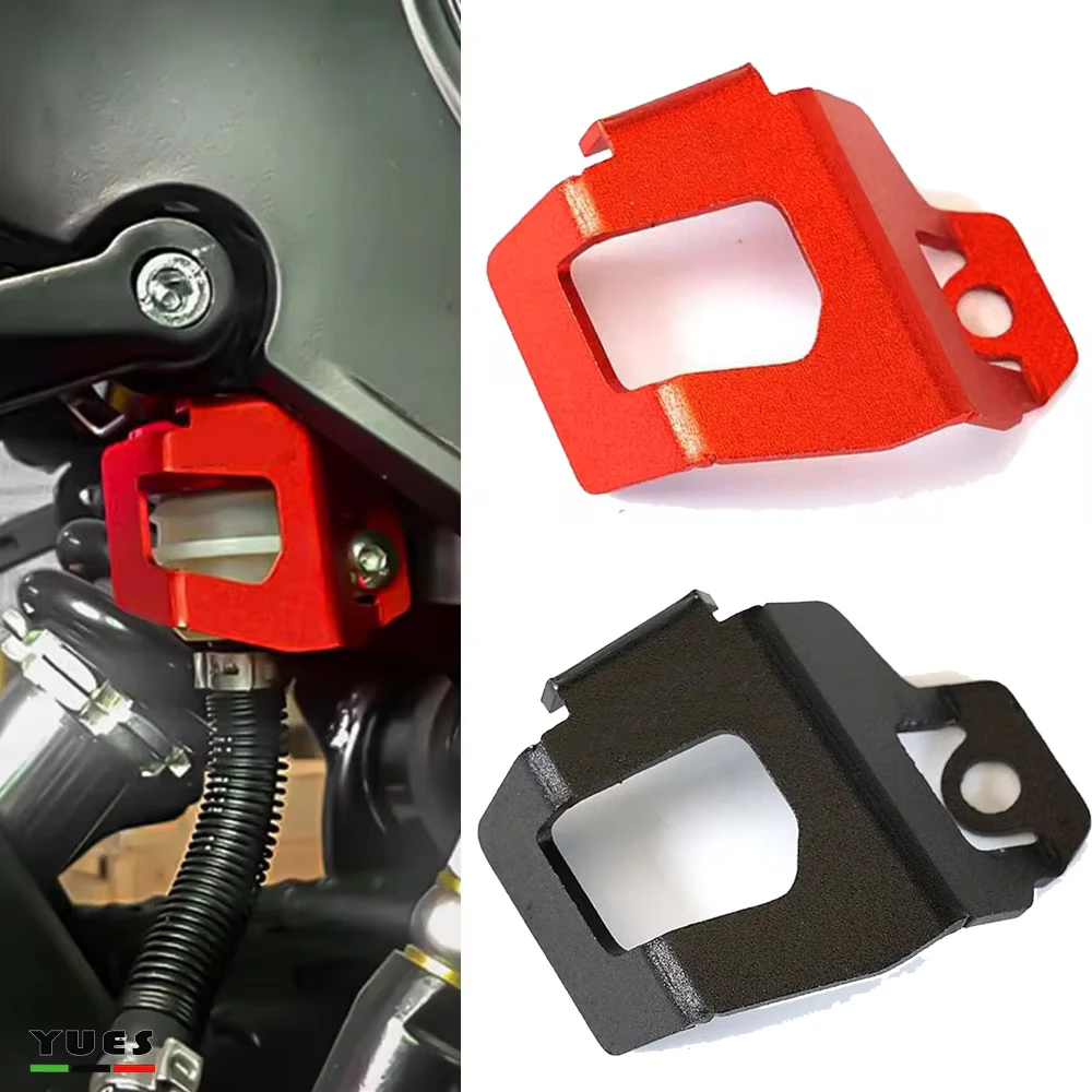 

Moto Accessories Rear Brake Fluid Tank Reservoir Guard Cover Protector For Benelli 752S TNT 302S BN302 leoncino 250 BJ250 alloy