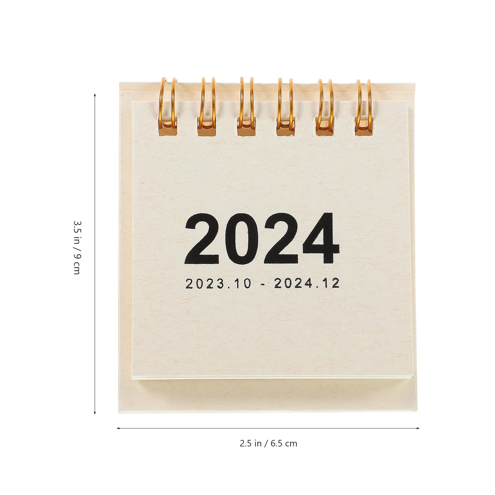 2024 Mini Desk Calendar Small Standup Desktop Calendar with Sturdy Base Stylish Monthly Memo Planner for Teachers Students