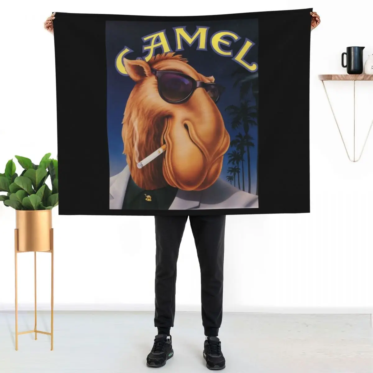 Camel Cigarettes Throw Blanket Softest Picnic anime Decorative Beds funny gift Flannel Blankets