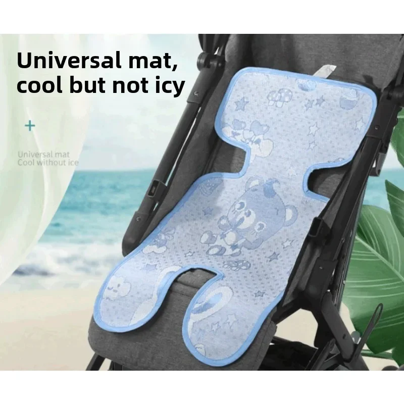 

Car Seat Cooling Baby Stroller Mat Ice Fabric Washable Baby Safety Seat Mat Universal Baby Stroller Sleeping Cushion Seat Pads