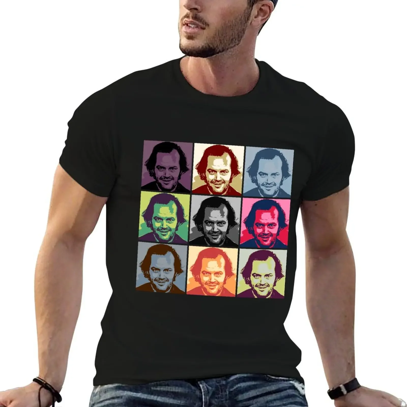 

Jack Nicholson Torrance Shining Iconic Pop Art T-Shirt shirts graphic basketball graphic tees designer shirts mens clothes