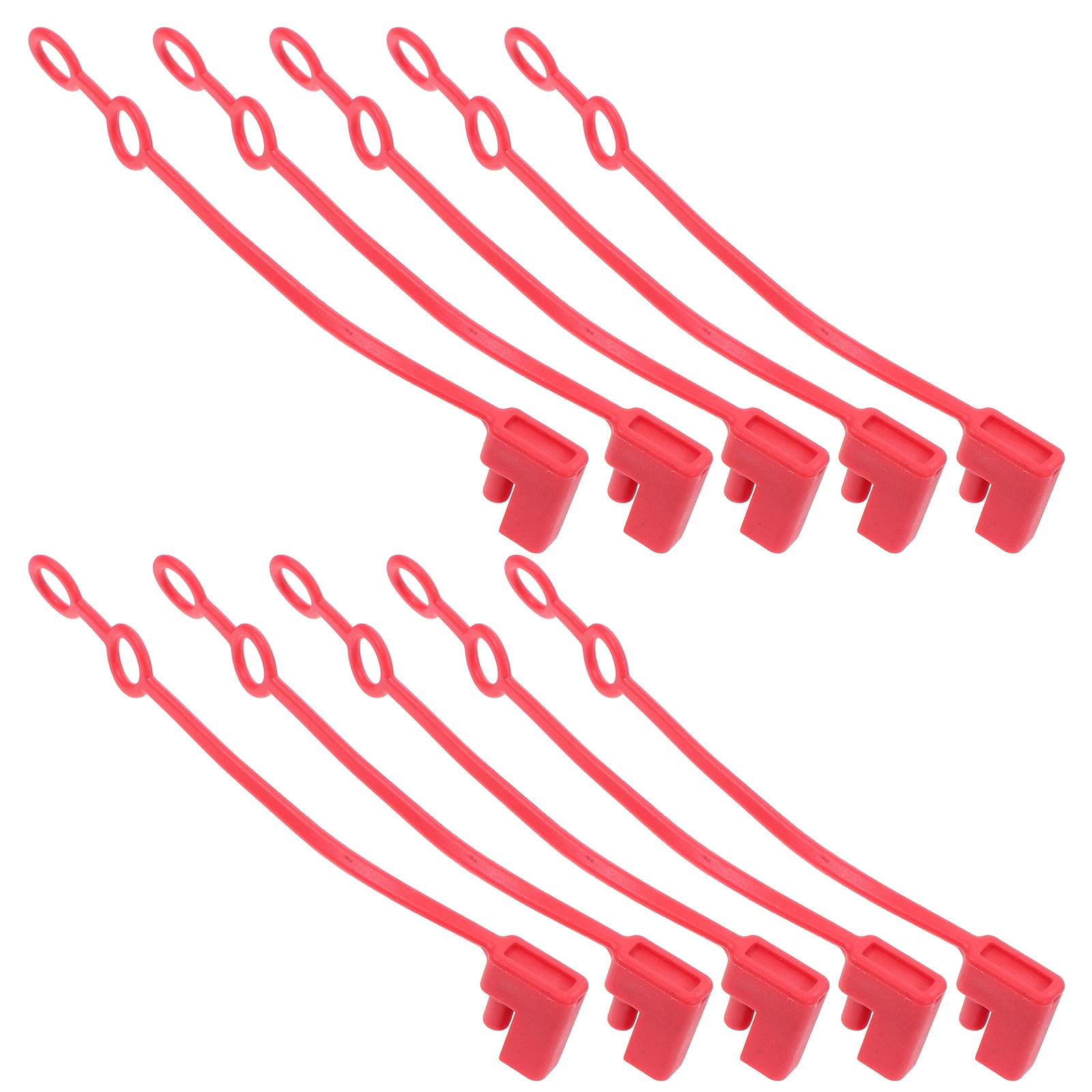 

10pcs Power Cord Dust Cover Waterproof Cable Protector Outlet Cover Plug Cap for Power Wire Connectors Universal Fit Household