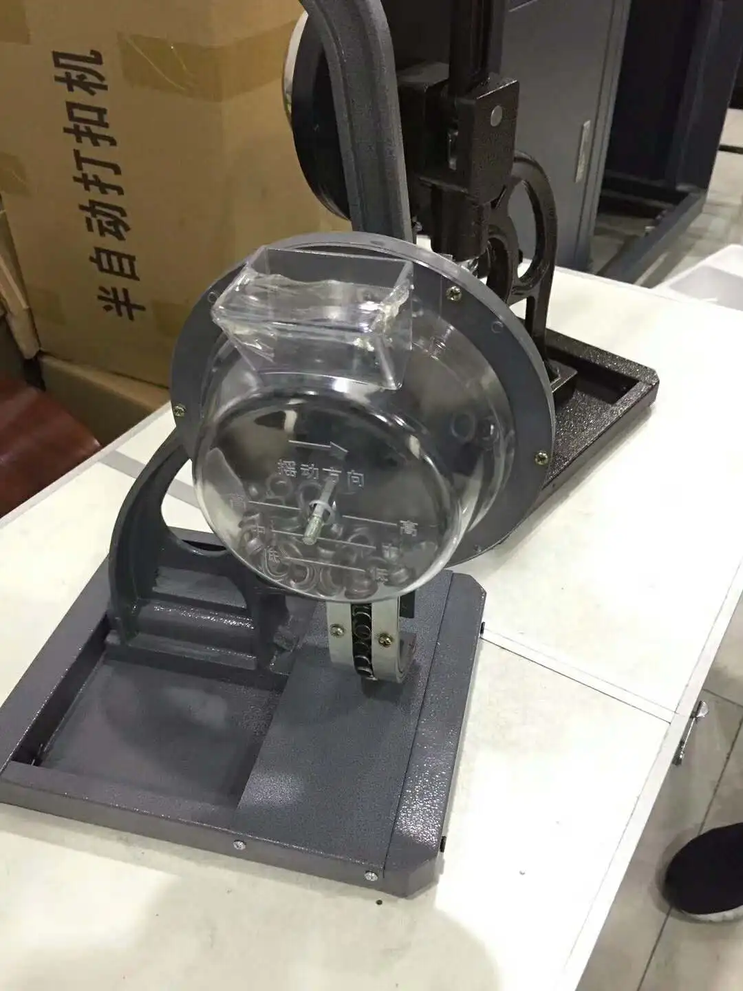 6mm 8mm 12mm Semi-automatic  Eyelet Punching Machine Grommet Attachin