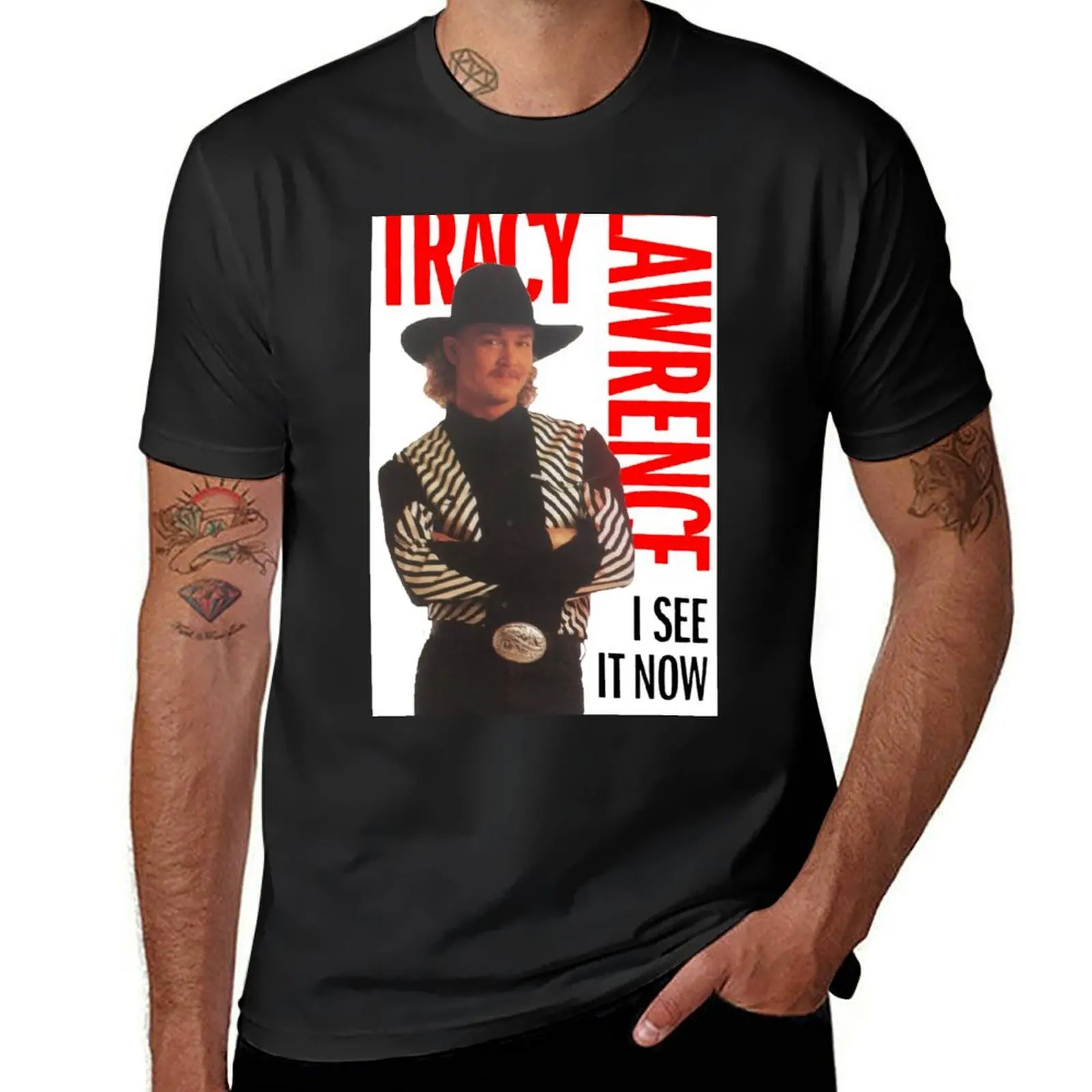 Music Tracy Logo Singer Lawrence I See it Now T-Shirt heavyweights plus sizes Aesthetic clothing cute tops Short sleeve tee men