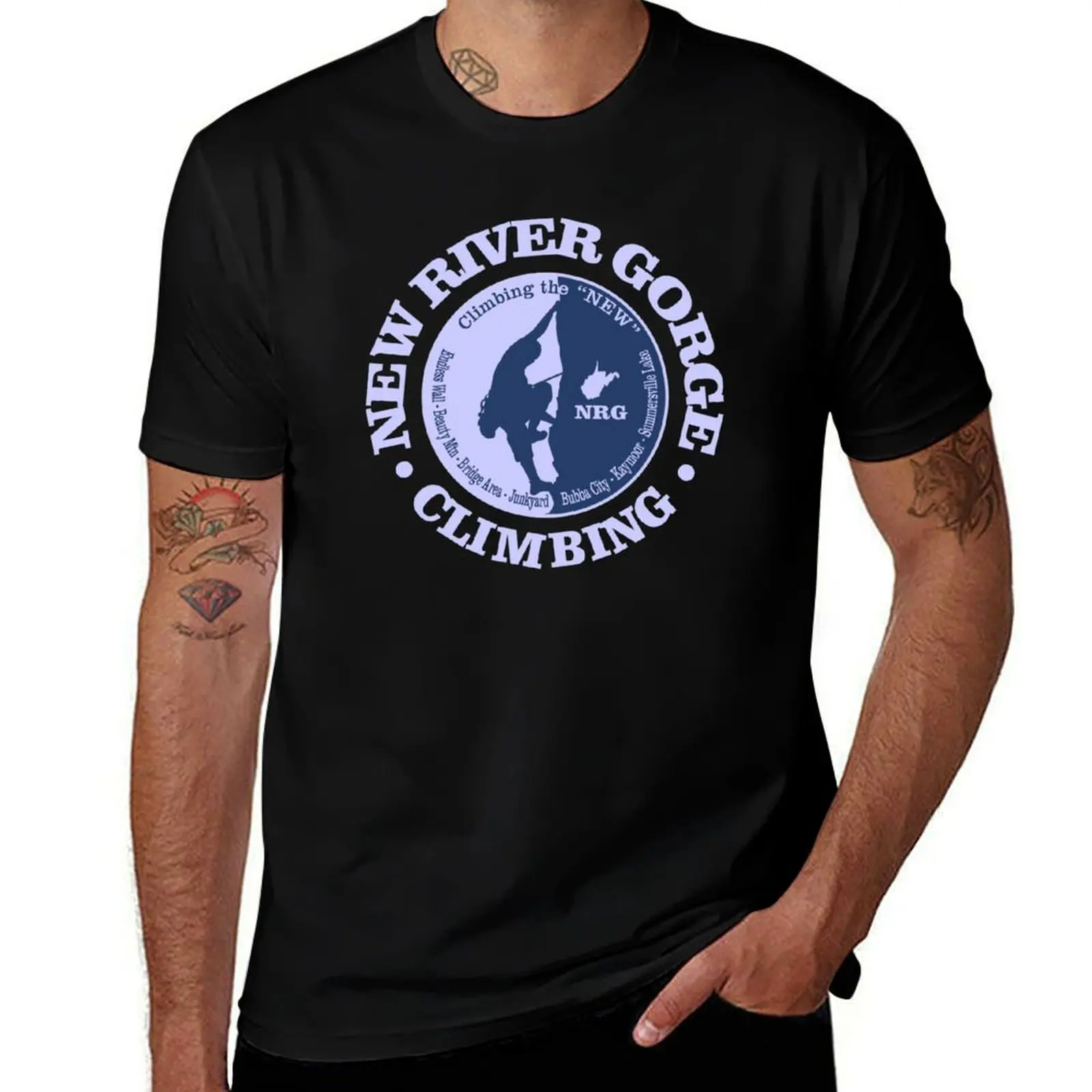 

New River Gorge (CLB) T-Shirt t shirts for man cotton man t shirts for men cotton t shirt pack T-Shirt