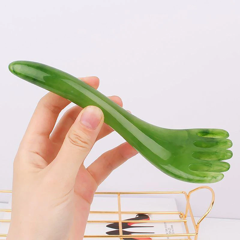 1PC Scalp Gua Sha For Body Neck Leg Massage Head Massager Acupuncture Point Press Massage Tool Accessories