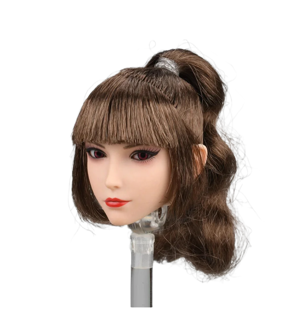 

1/6 GD97007 Female Girl Soldier Maid Vivid Head Sculpt Carving with Eye can be Moved Helmet For 12" Action Figure Collect GDTOY