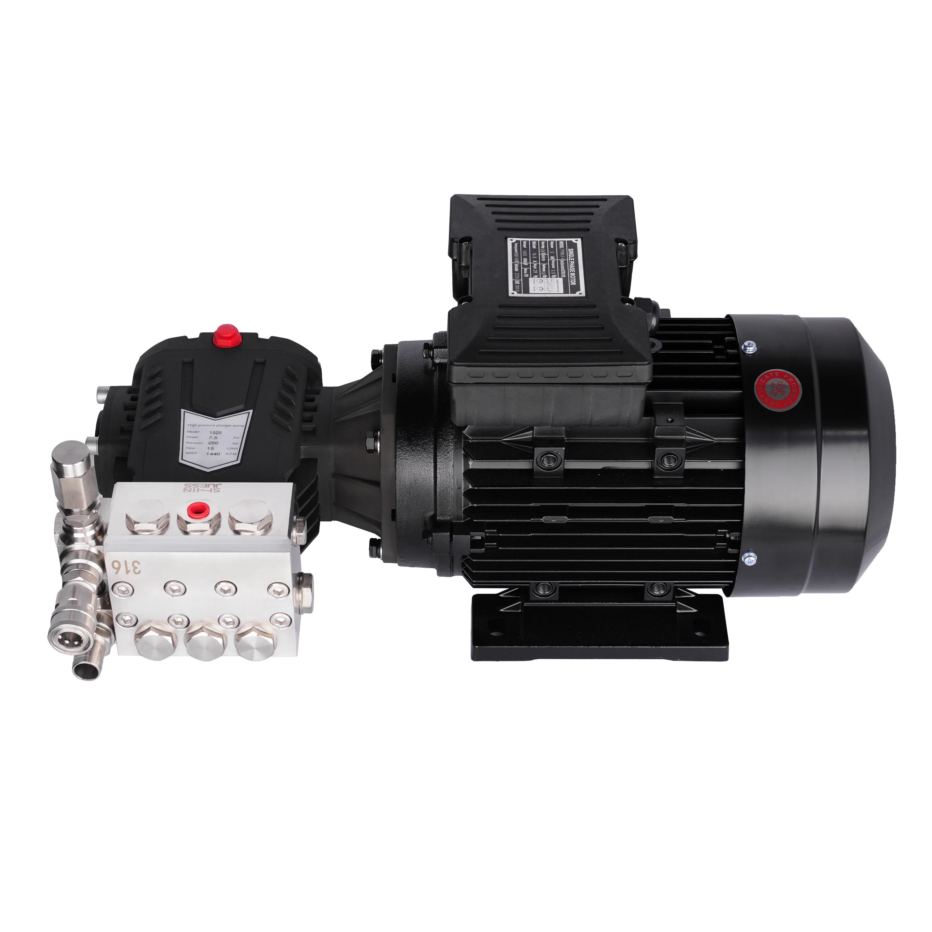 

High Pressure Etainless Eteel Industry Triplex Plunger Pump For Eea Water Desalination 100bar 250bar