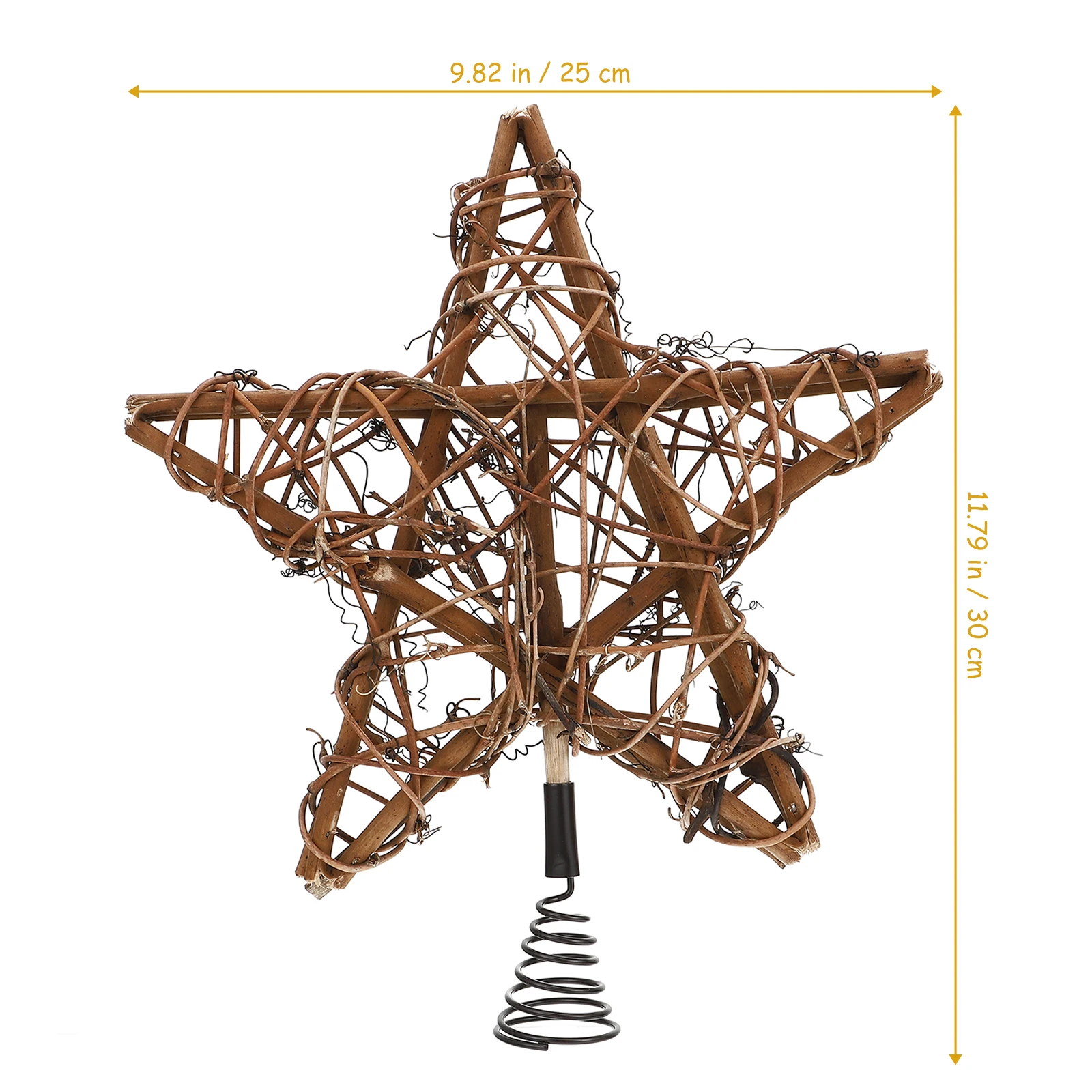 

1Pcs Festival Star Ornament Christmas Tree Topper Five-Pointed Star Decoration Elegant Detailing Ideal Gift for Family Friends