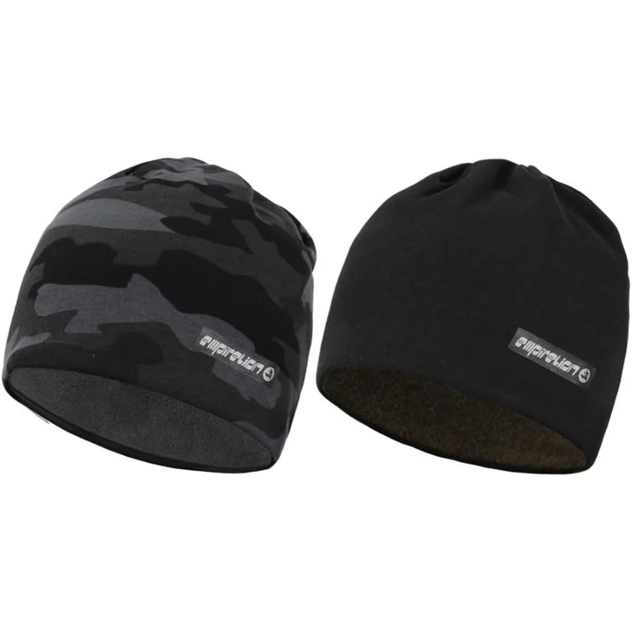 

EMPIRELION Softshell Winter Fleece Lined Beanie Hats 9" Running Skull Cap Thermal Tactical Watch Cap Men Women