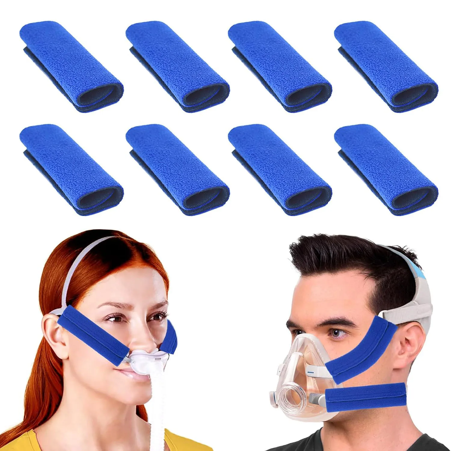 Universal CPAP Mask Strap Protective Covers Breathable Comfort Headband Pads Sleeve Prevent Facial Indentations Skin Irritation