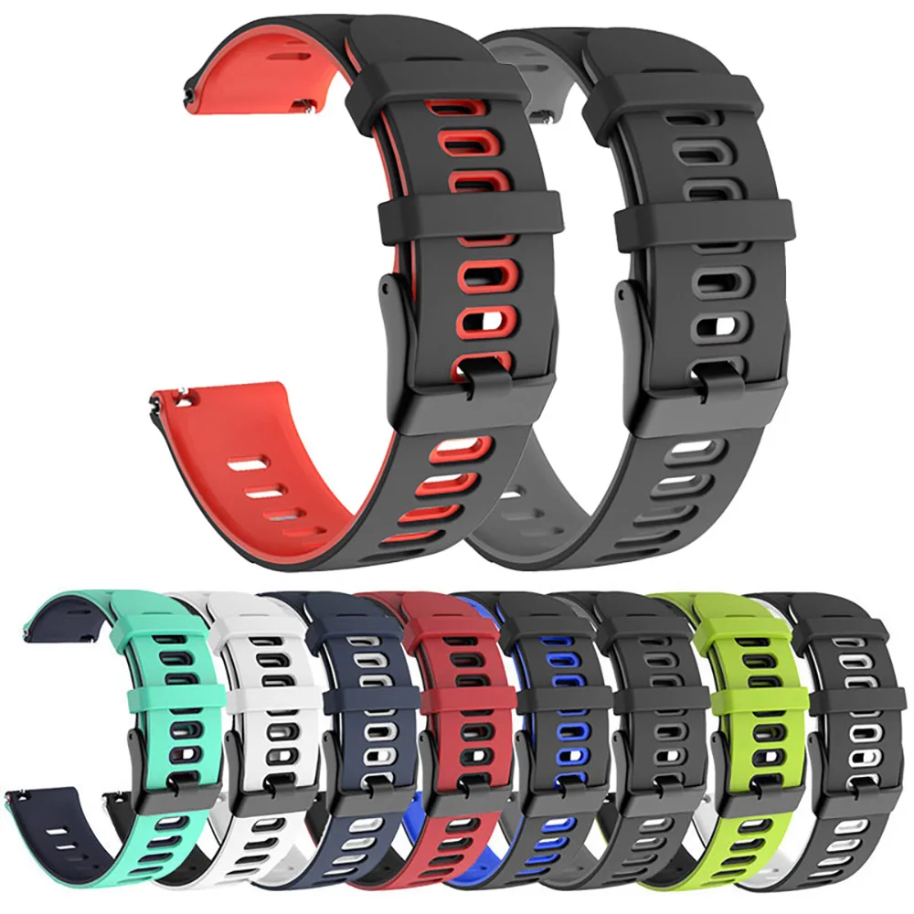 22mm Silicone bracelet huawei watch 5 4 3 Pro 46mm/gt 6 5 4 3 2 46mm GT2E straps Sport band for Huawei Watch GT Runner 2 correas