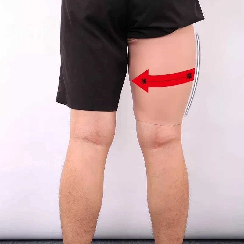 

Thickening Thigh Silicone Sleeves Leg Enhancer Elastic Covers Scar Birthmark Concealer Beauty Skin