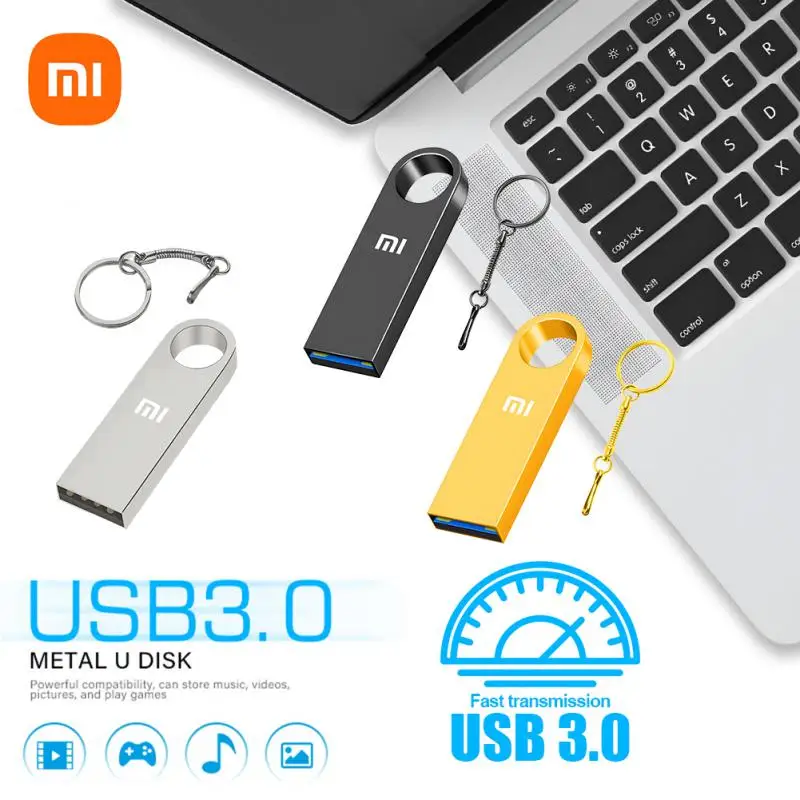 Xiaomi Flash Drive, pena kecepatan tinggi 2TB 1TB OTG tipe-c 2-in-1 USB Flash Drive 512GB 256GB USB Stick memori 128GB tahan air untuk PC TV