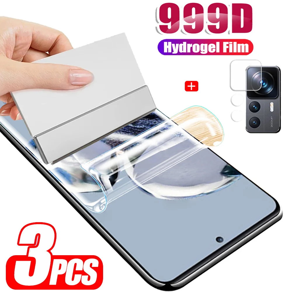 Pelicula Hidrogel For Xiaomi 13T 12T 11T Pro Global Screen Protector Xiaomi 12 T Pro Hydrogel Film Mi12T Pro Water gel Front+Camera Film Mi 11T Pro Protectores de Pantalla Xiaomi 11 Lite 5G NE hydro gel Phone