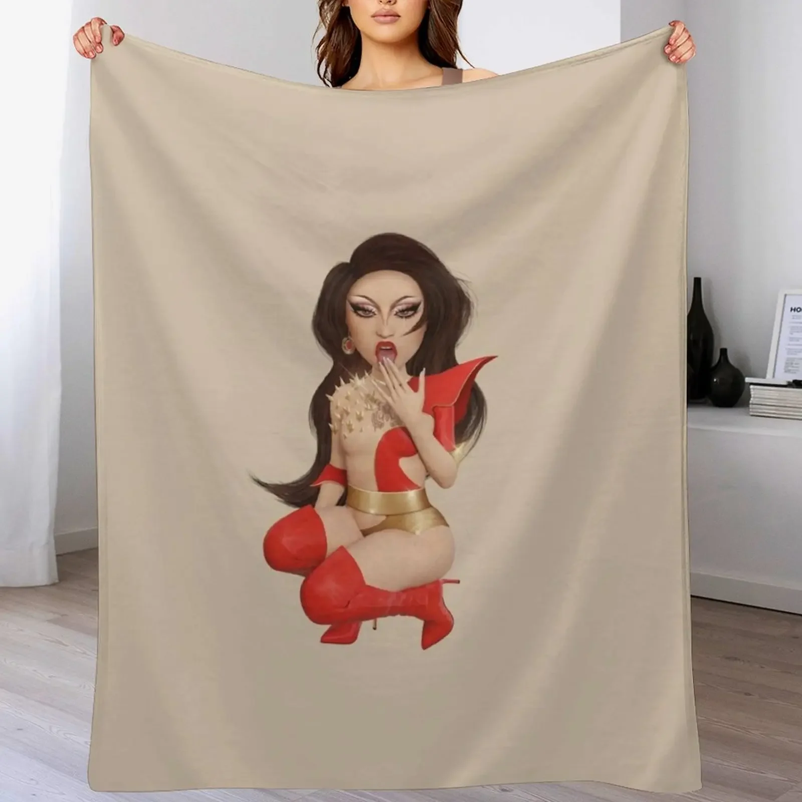 

Anetra Throw Blanket Heavy Picnic Loose Cute Plaid Blankets