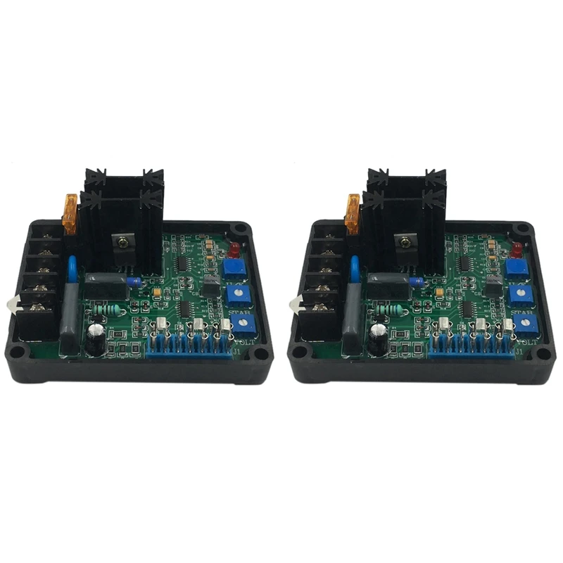 

2X GAVR-8A Generator Automatic Voltage Regulator Module Universal Brushless Ac Alternator Electric Controller Stabilizer