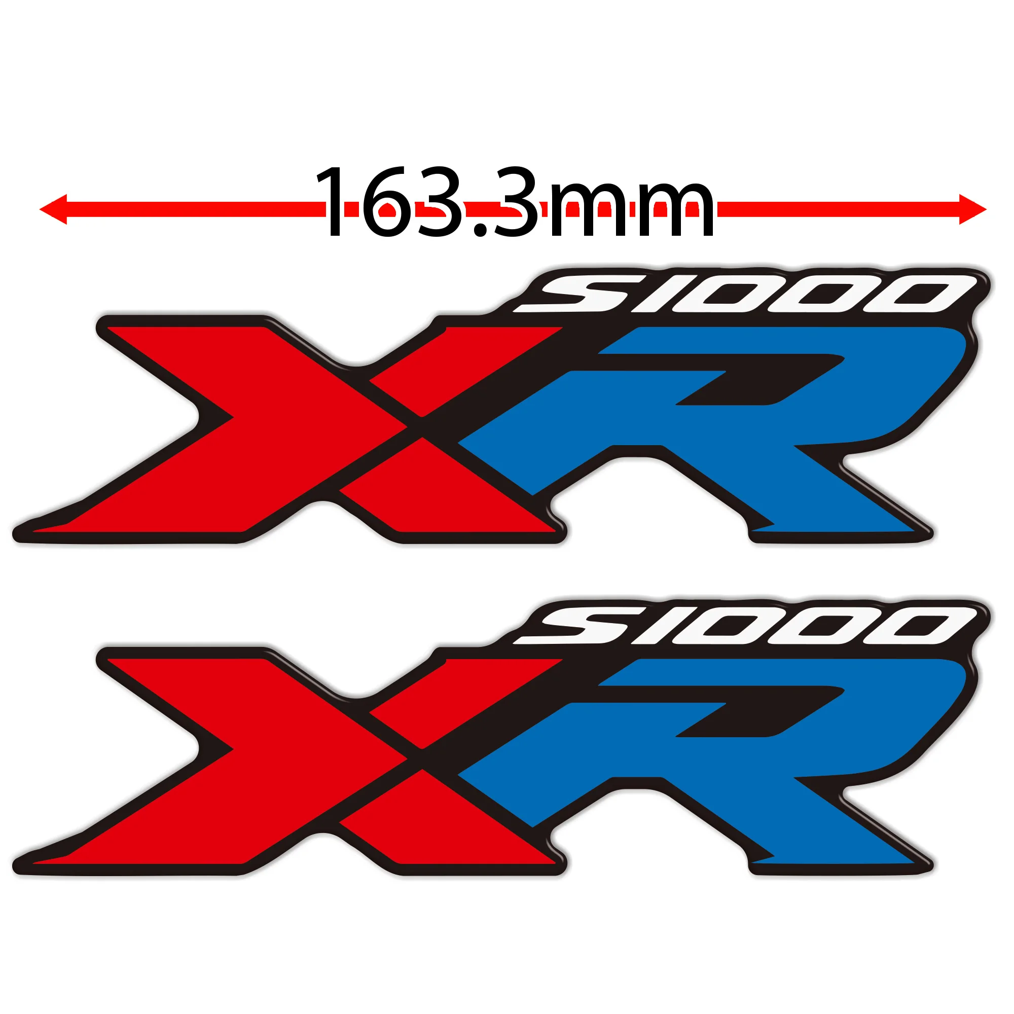 Motorcycle 3D Resin Decals Side Tank Protection Sticker Kit Compatible with S 1000 XR 2022-2025