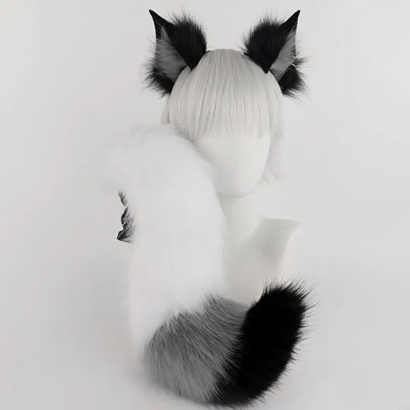 72Xe Foxes Costume Accessoires Faux Furs