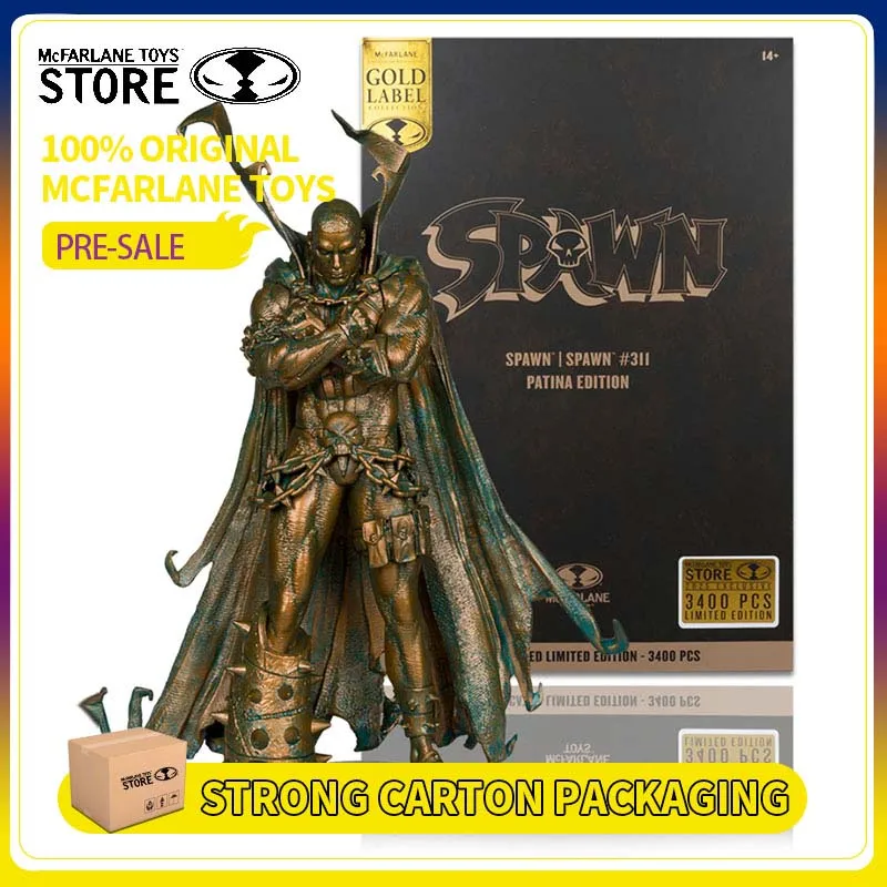 McFarlane Toys Spawn # 311 Patina Edition Authenticated Limited Action Figure Edition Coleccionista Modelo Muñecas 100% Originales