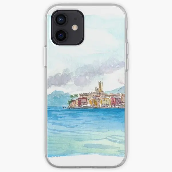 Boat View Of Malcesine Italy With Lake G  Phone Case Customizable for iPhone X XS XR Max 11 12 13 14 Pro Max Mini 6 6S 7 8 Plus