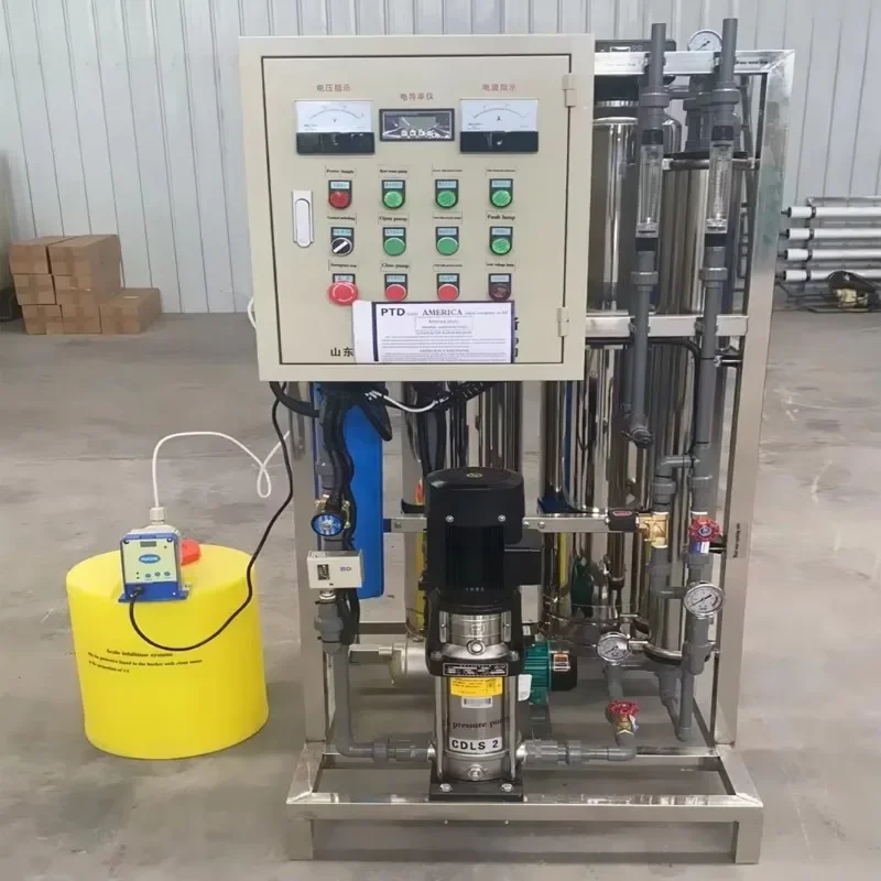 【سعر المصنع】500 لتر/ساعة 100 لتر/ساعة CE التناضح العكسي الصناعي 1500GPD 2000LPH تنقية فلتر المياه التجاري RO Water S #4