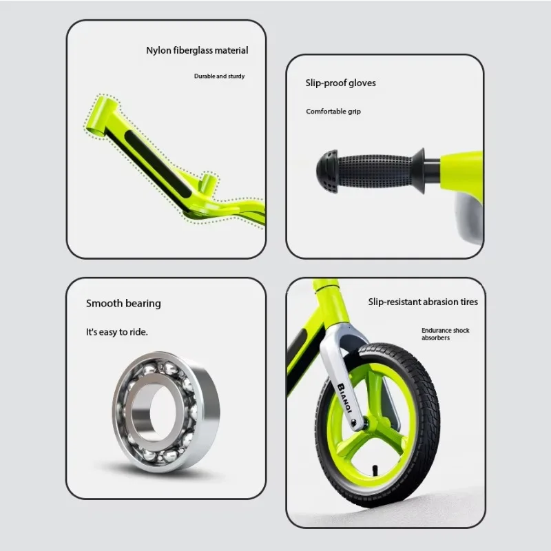 Airo New Children's Balance Vehicle - 2-6 Years Old, Footless Bicycle for Sliding, Baby Scooter, Rolling Vehicle view 6