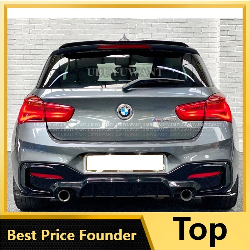 For BMW 1 Series F20 F21 2011-2020 120i 118im 135i 116i M135 M140 Hatchback Rear Roof Spoiler Car Tail Wing Decoration Strips