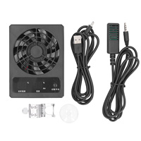Reptile  Fan Heat Dissipation Quiet Improving Air Circulation Reptiles Terrarium Fan Intelligent for Snakes for Amphibians