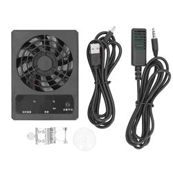 Reptile Fan Heat Dissipation Quiet Improving Air Circulation Reptiles Terrarium Fan Intelligent for Snakes for Amphibians