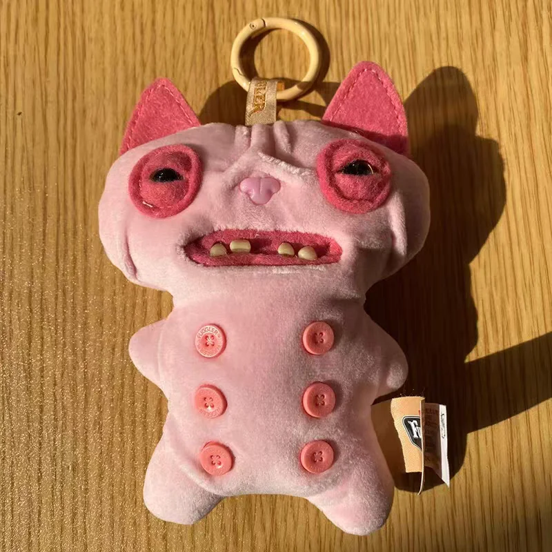 

Pre Sale Original Fuggler Alley Cats Funny Ugly Monster Cute 15cm Plush Keychain Collectible Toys Backpack Pendant Decoration