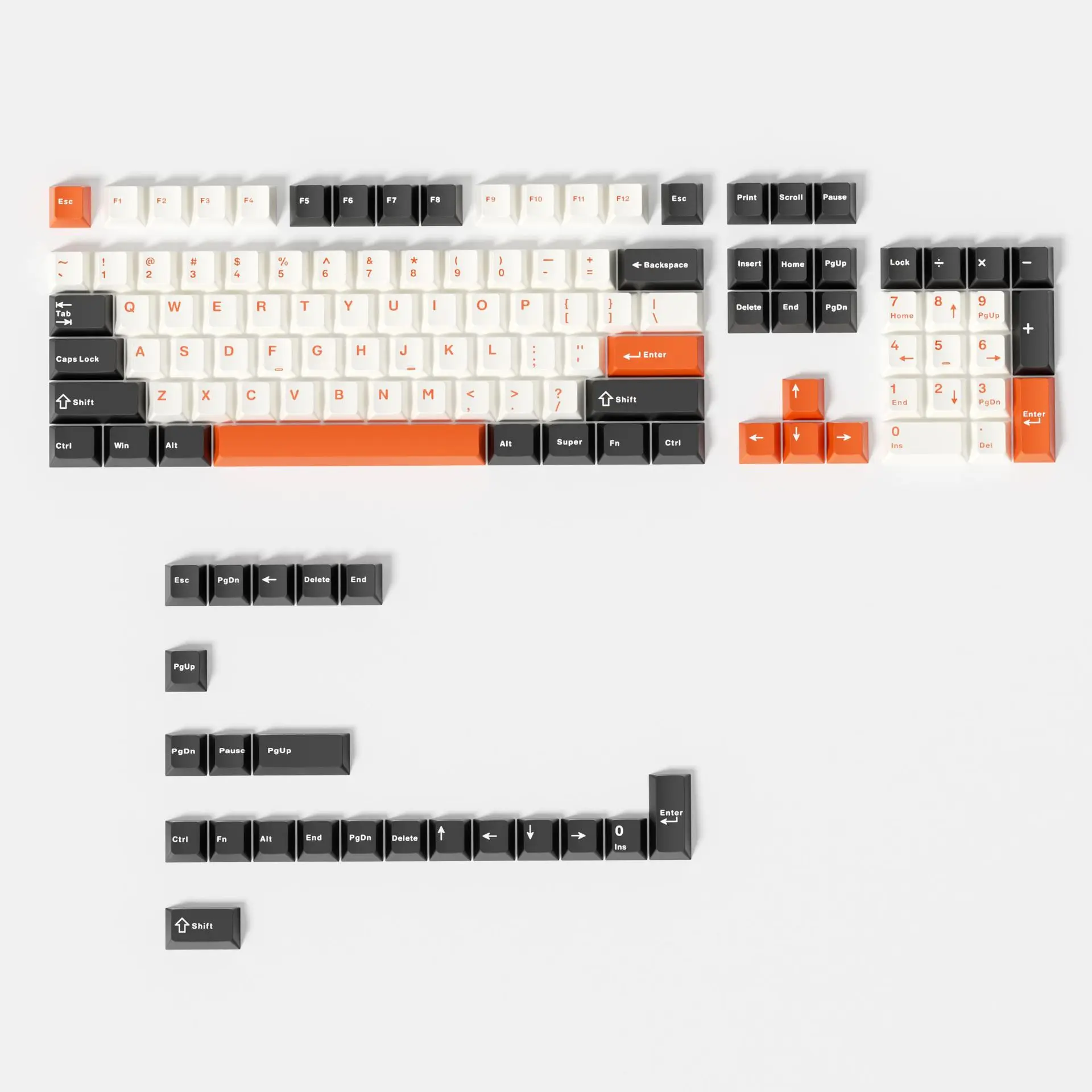 

128 клавиш Double Shot PBT Keycap Set Cherry Profile для Gateron Cherry Механические переключатели MX Игровая клавиатура