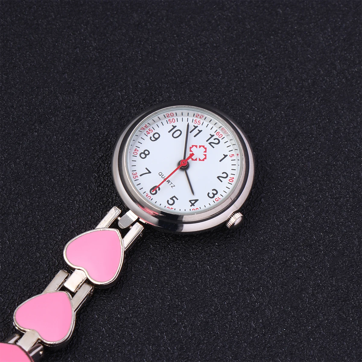 

Nurse Pocket Watch Pink Creative Doctor Hanging Watch Fashion Personalized Timepiece For Decor Workwear Accessory