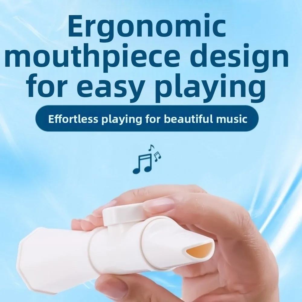 أداة كازو قابلة لإعادة الاستخدام مع حبل سهلة التعلم أداة الرياح خفيفة الوزن مقاومة للاهتراء لعبة صافرة موسيقية هدية موسيقية #4