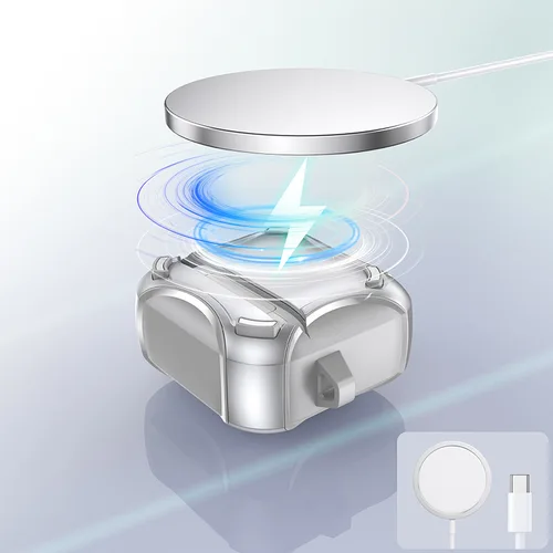 Imagen 2 del producto Para AirPods Pro 3 2025 funda con soporte para teléfono cubierta protectora con cerradura magnética automática con Kit de limpieza para AirPods Pro 3. a generación