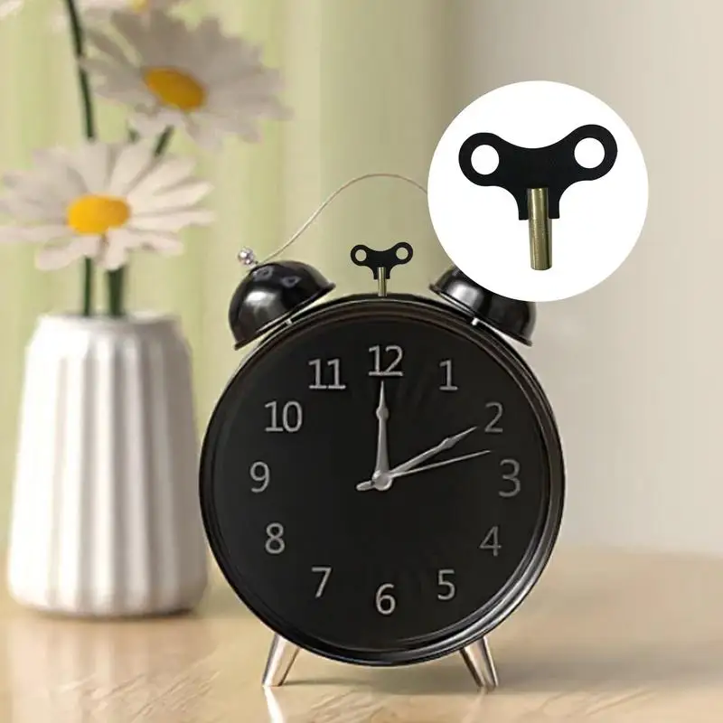 Clock Parts Floor Alarm Key Parts Winding Tool Solid Clock Supplies Mechanical Clock Crank Winder Motor Kit For Watch Repair