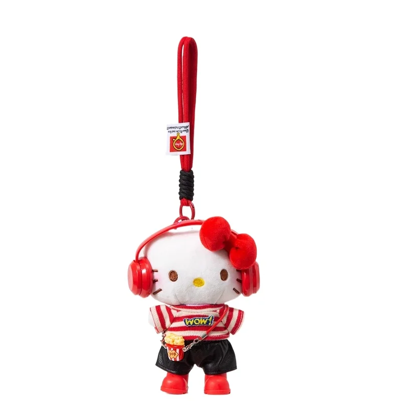 

Sanrio Cute Anime Hellokittys Keychain Anime Cartoon Kitty Cat Plush Hanging Key Chain Backpack Accessories Pendant Girl Gifts