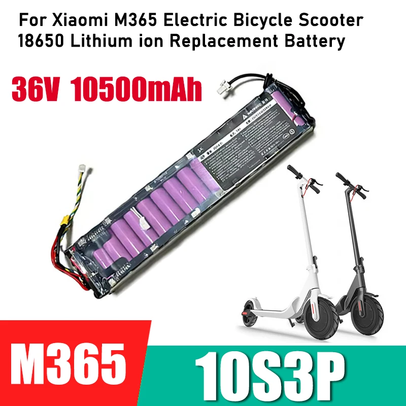 For Xiaomi M365 electric scooter battery replacement, waterproof, Bluetooth communication, 36V lithium battery, 7.8Ah/10.5Ah