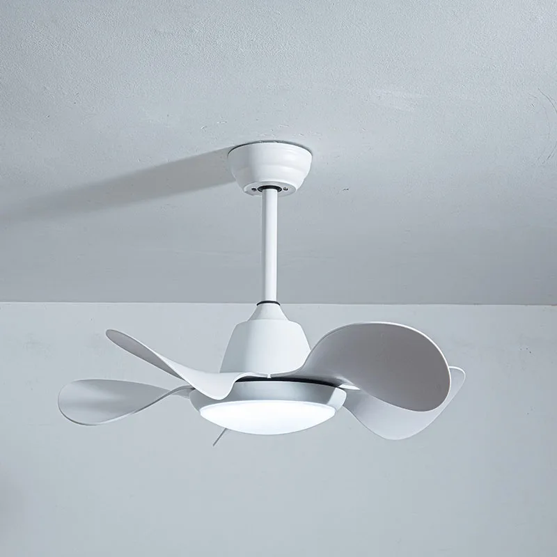 Modern Low Floor Ceiling Fan Light With Remote Control DC Motor 24 29 Inch Cooling Fans Lamp Simple Home Fans For Kids Bedroom