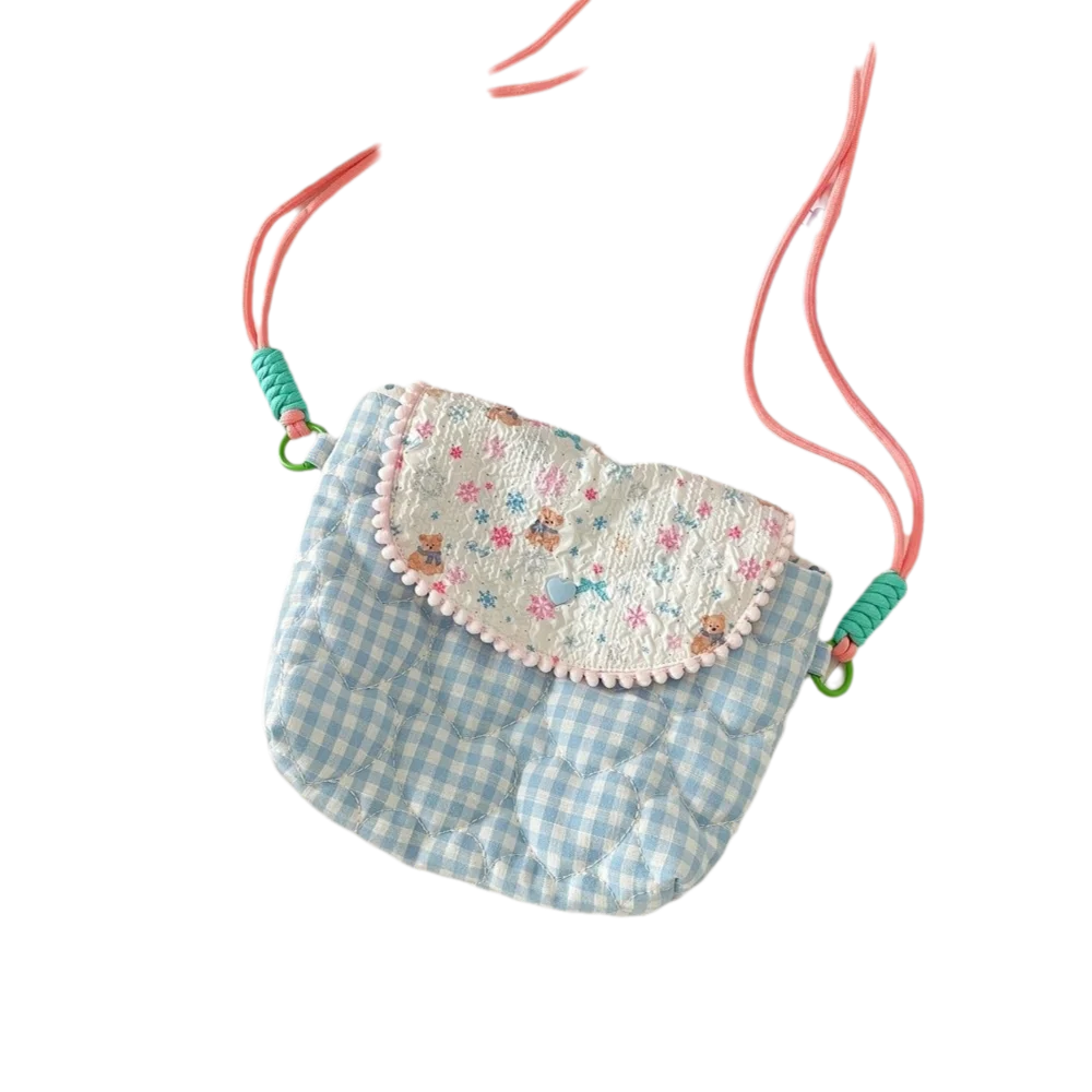 

Cute Cartoon Camera Storage Bag Colorful Large Capacity Crossbody Bag Girl's Shoulder Bag Cosmetic Storage Bag for Travel