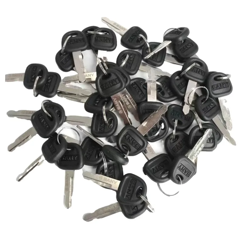 60022654 10pcs For Excavator Ignition Key Heavy Equipment Loader Accessories Excavator Sany Bulldozer