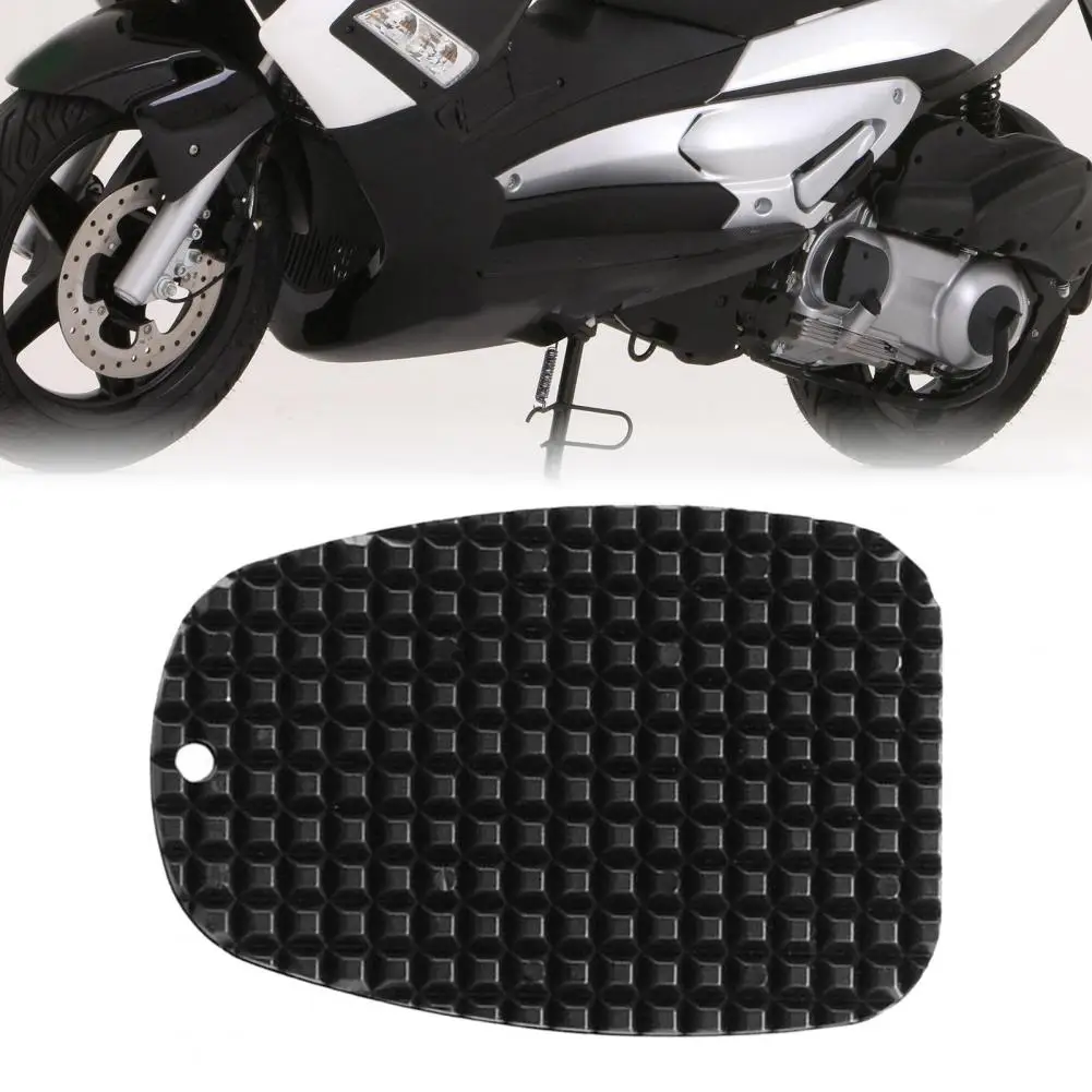 Motorcycle Stand Pad Black Non-slip Side Stand Pad Universal Anti-scratch Kickstand Base Plate