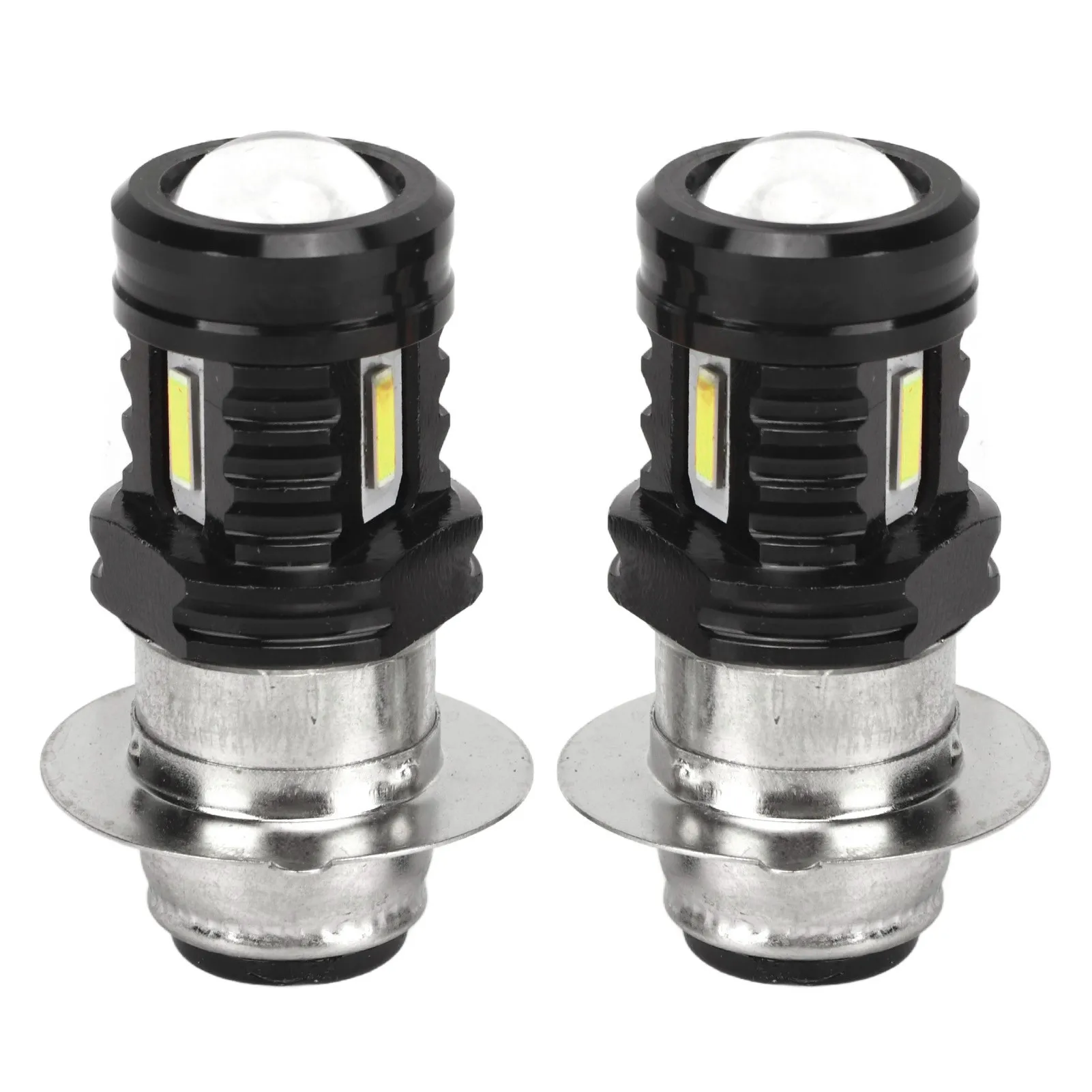 

1 Pair LED Headlight Bulb 120W Motorcycle High and Low Beam Headlight for Motorcycle ATV General UTV