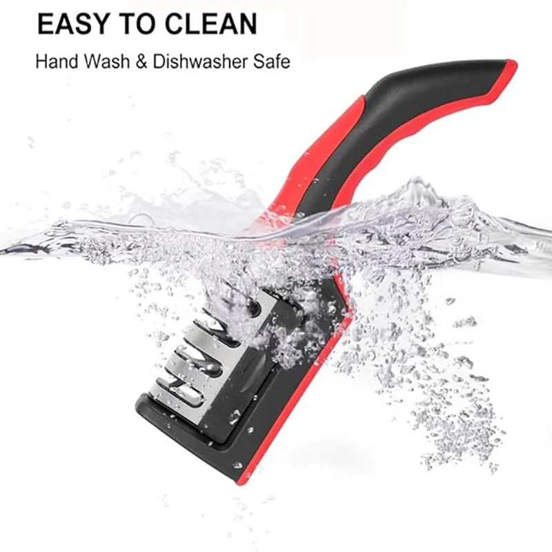 Knife Sharpener Handheld Multi-function 3 Stages Type Quick Sharpening Tool With Non-slip Base Kitchen Knives Accessories Gadget