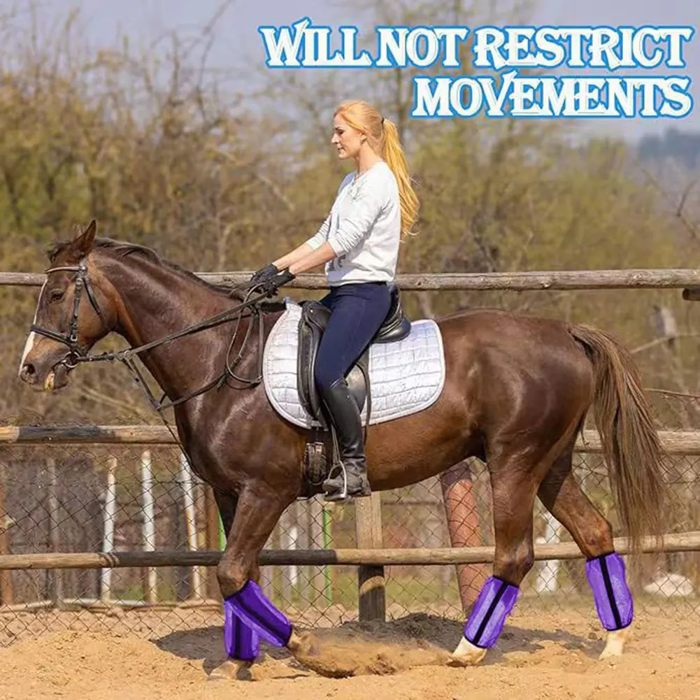 Stomp-Free Fly Boots For Horses Stomping & Joint Stress Reduction Summer Pasture & Turnout Protection