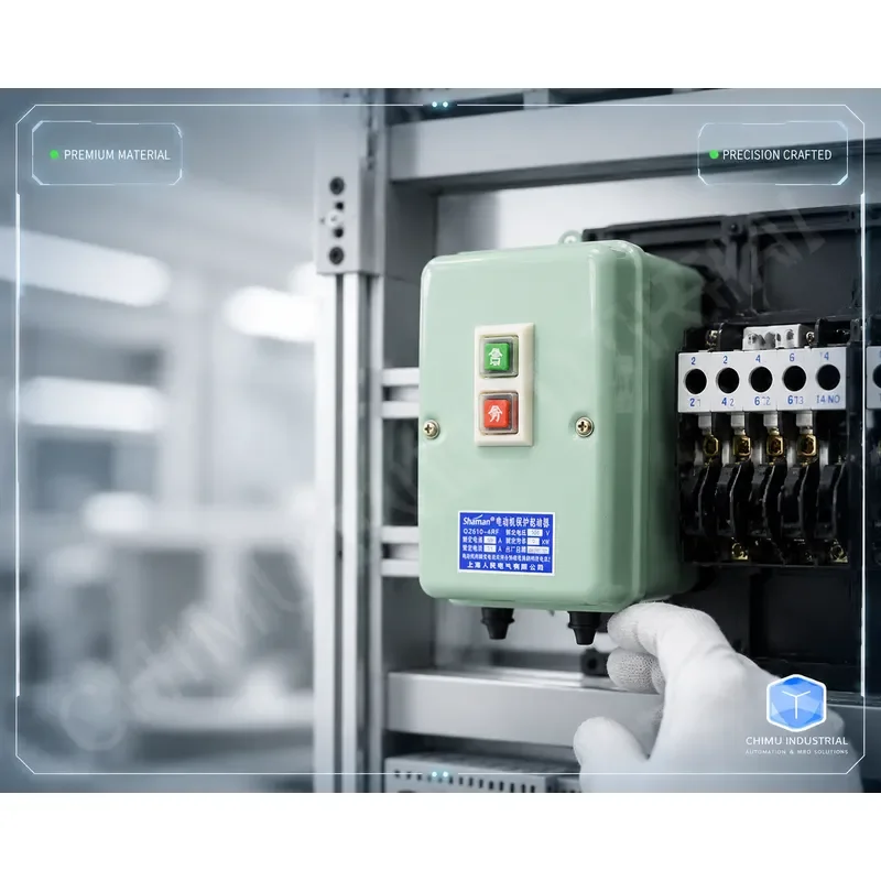 【CHIMU INDUSTRIAL】 Motor Protection Starter QZ610-4RF 380V Silver Contact for Industrial Motor Control Direct Supply