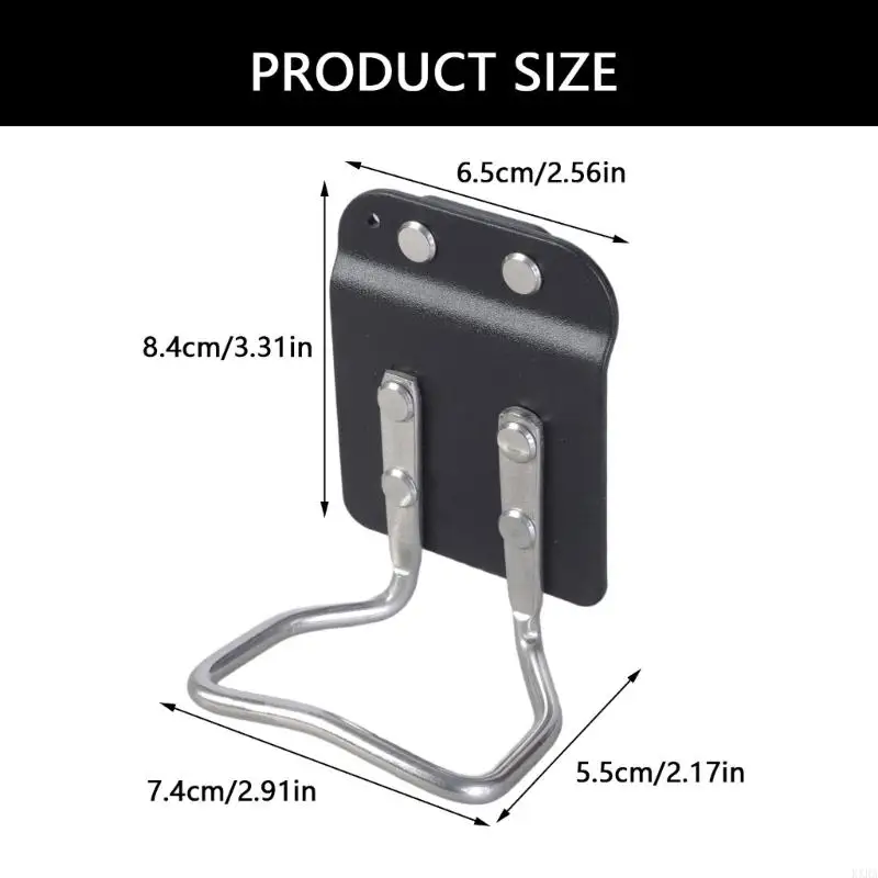 KXRA Belt Metal Tool dengan gantungan gantungan pita pita praktis serbaguna pengukur pita pengukur pita untuk bor tanpa kabel