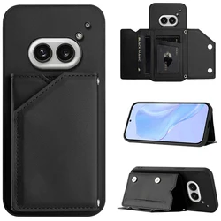 Leather Wallet Holder Card Case For Nothing Phone 3A Pro 2A 5G Back Cover For Nothing CMF Phone 1 Case Phone 2A Plus 3A Funda
