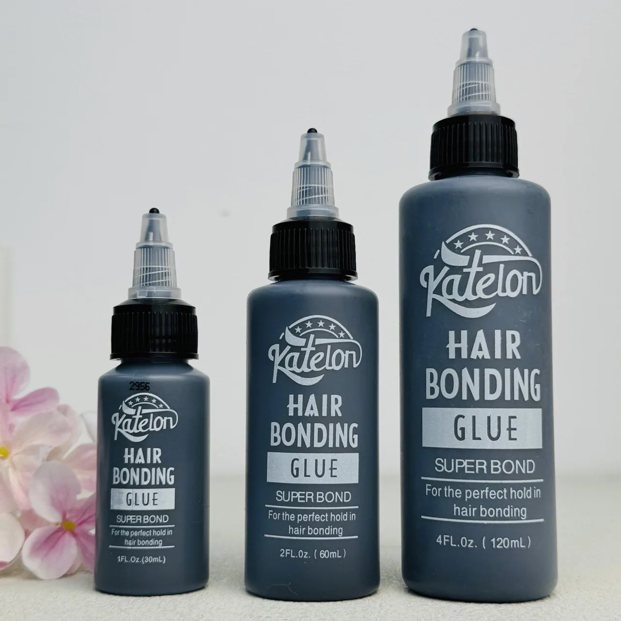 Katelon Hair Bonding Glue Super  Super Bond Adhesive 1oz/2oz/4oz For the perfect holdin hair bonding For Lace Wigs All Seasons
