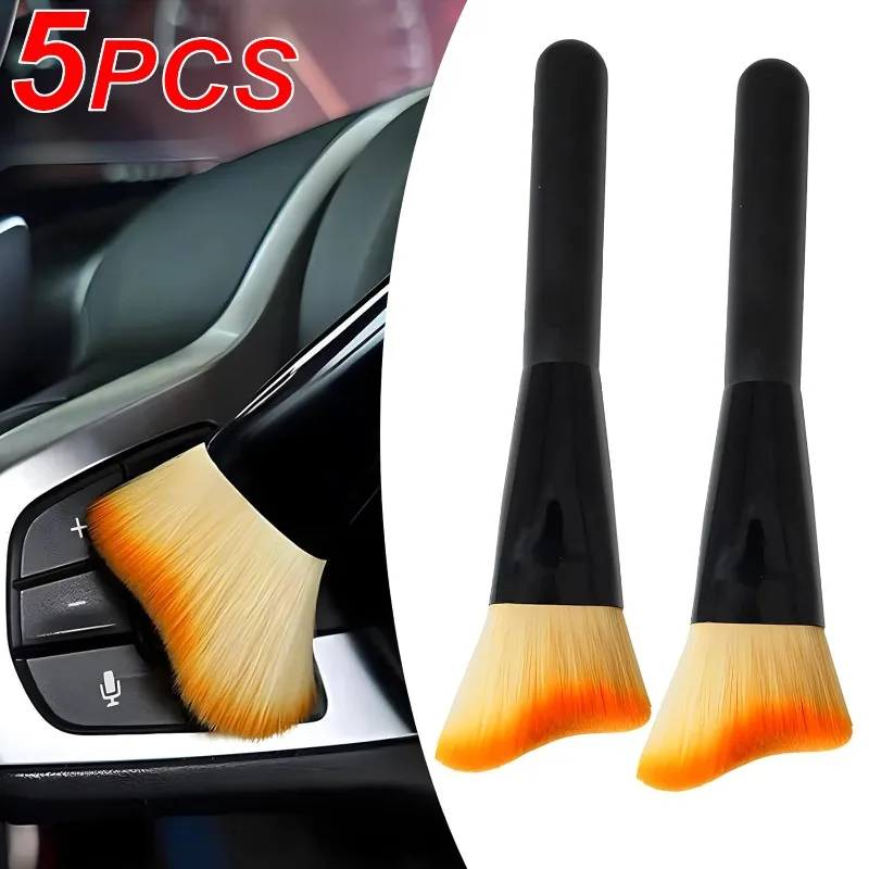 1/5pc Auto Innen reinigungs bürsten Auto Mittel konsole Klimaanlage Auslass Detail lierung Staub tuch Reinigungs bürste Ecke Wasch werkzeug